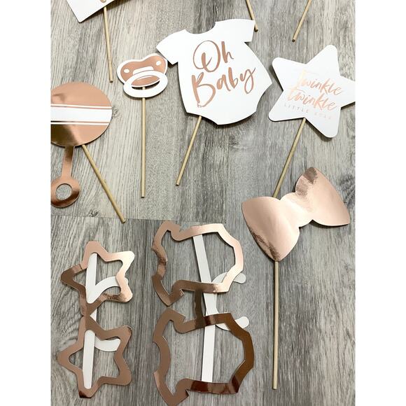 Girls Baby Shower Photobooth Props - Picture 2 of 4